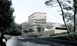 Campus santé genève Internationale FIPOI futur siège du Fonds mondial par LRS architectes