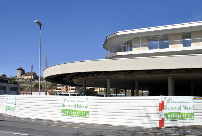 A louer Bernard Nicod La Petite Corniche Quartier d'habitation commerces et bureaux à Lutry