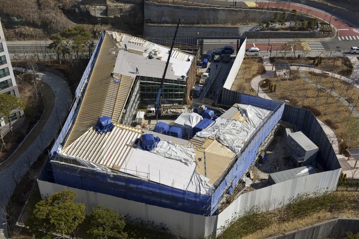 Ambassade de suisse à Séoul Burckhardt partner chantier