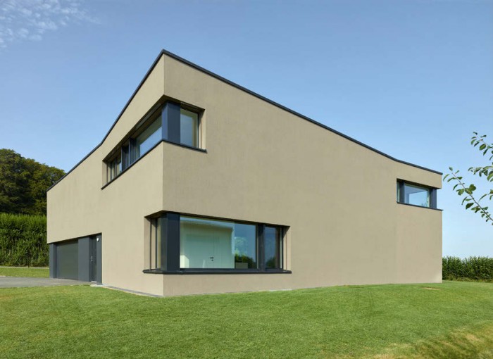 Villa familiale contemporaine moderne Patrick Minder Architectes